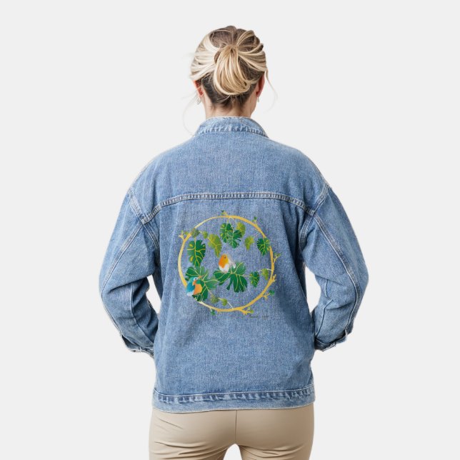 Die Natur ist magisch Jeansjacke (Modell)