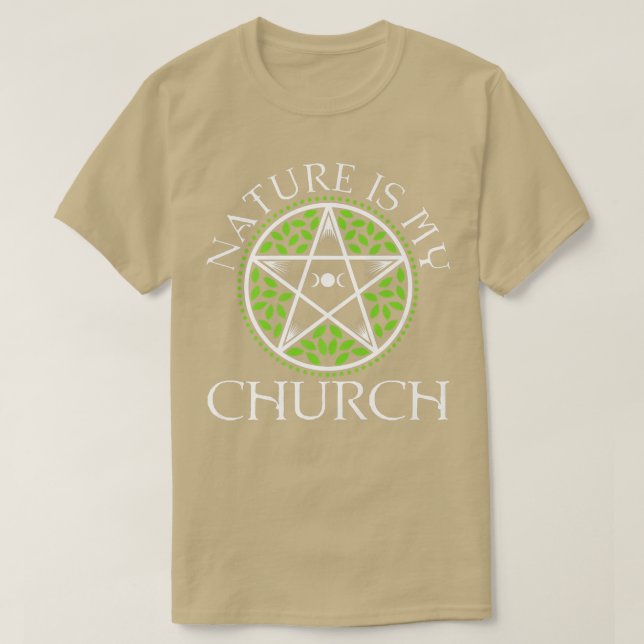 Die Natur ist meine Kirche 438 T-Shirt (Design vorne)