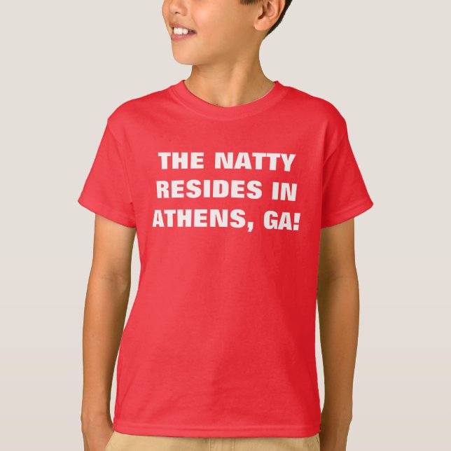 DIE NATUR LIEGT IN ATHEN, GA! T-Shirt (Vorderseite)