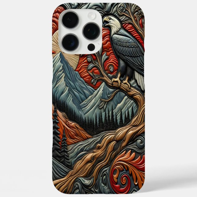 Die Natur - Majestät Adler Art iPhone 16 Pro Max Hülle (Rückseite)