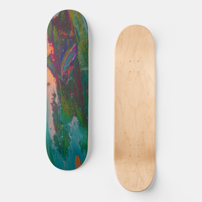 Die Natur mit Haltung reiten Skateboard (Vorderseite)