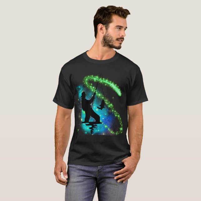 Die Natur nennt "Fischen" T-Shirt (Vorne ganz)