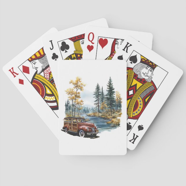 Die Natur ruft Spielkarten (Rückseite)