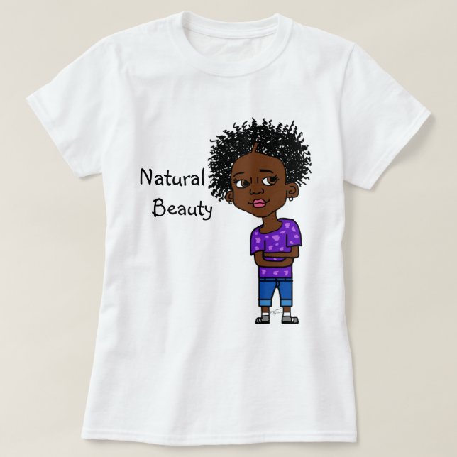 Die natürliche Schönheit der Frauen T-Shirt (Design vorne)