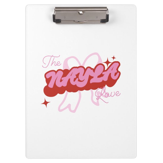 Die NAYLA Liebe Klemmbrett (Vorderseite)