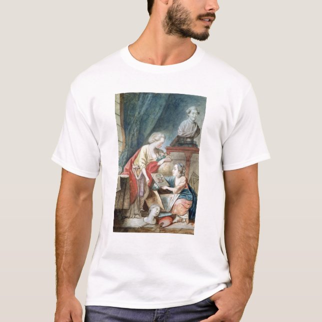 Die Necker Familie im Jahre 1780 T-Shirt (Vorderseite)