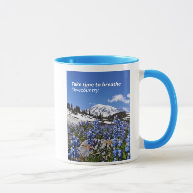 Die Nehmen-Zeit zu atmen Tasse (Rechts)