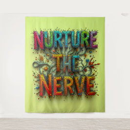 Die Nervenernährung extra groß Wandteppich