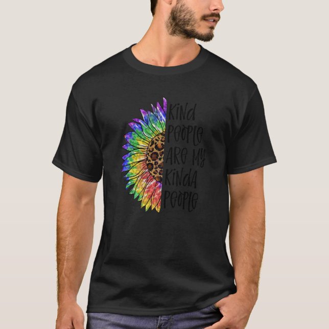 Die netten Leute sind meine Kinda People Gefärbte  T-Shirt (Vorderseite)