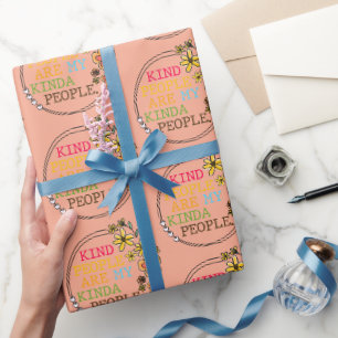 Die netten Leute sind meine Kindesmenschen Geschenkpapier