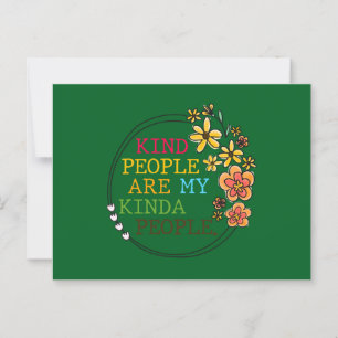 Die netten Leute sind meine Kindesmenschen Postkarte