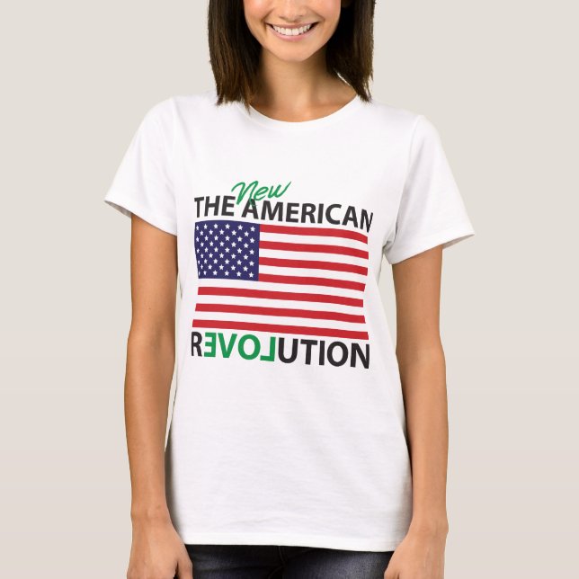Die neue amerikanische Revolution T-Shirt (Vorderseite)
