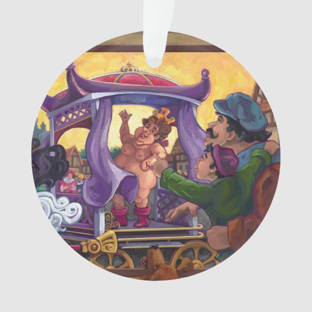 Die neue die Kleidungs-Kunst des Kaisers Ornament (Vorderseite)