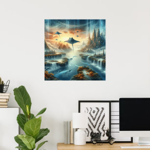 Die neue Fantasiekunst der Welt Poster