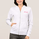 Die neue Frau (gesetzter Name hier) Hoodie<br><div class="desc">Sagen Sie jeder,  dass Sie seine neue Frau sind. Dieser Hoodie ist niedlich und stilvoll.</div>