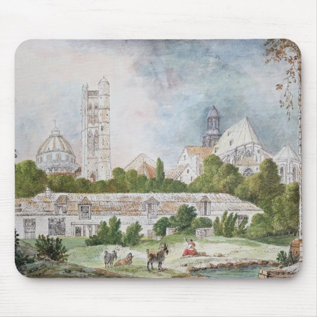 Die neue Kirche von Sainte-Genevieve Mousepad (Vorne)