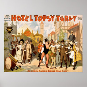 Die neue Musikkomödie, Hotel Topsy Turvy Poster