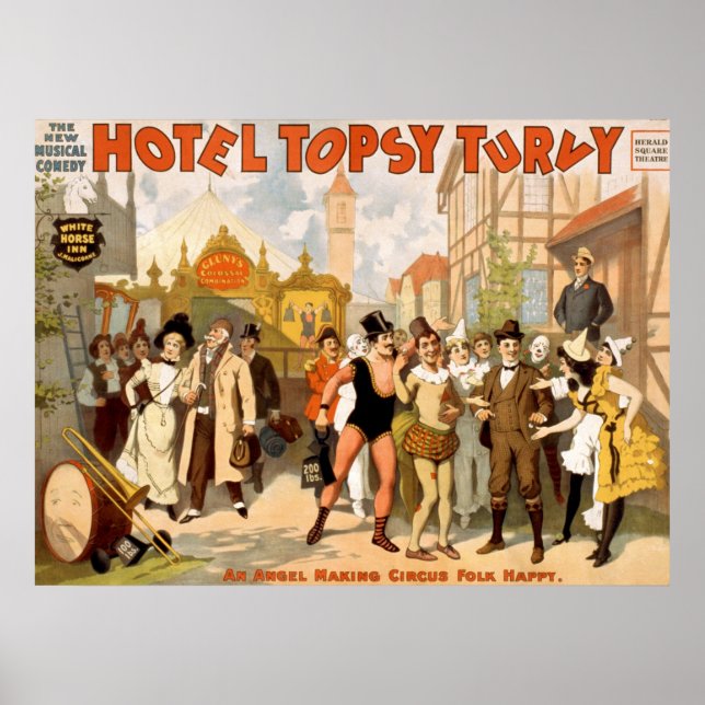 Die neue Musikkomödie, Hotel Topsy Turvy Poster (Vorne)