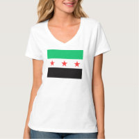 Die neue syrische Flagge - Syrien - Freiheit nach