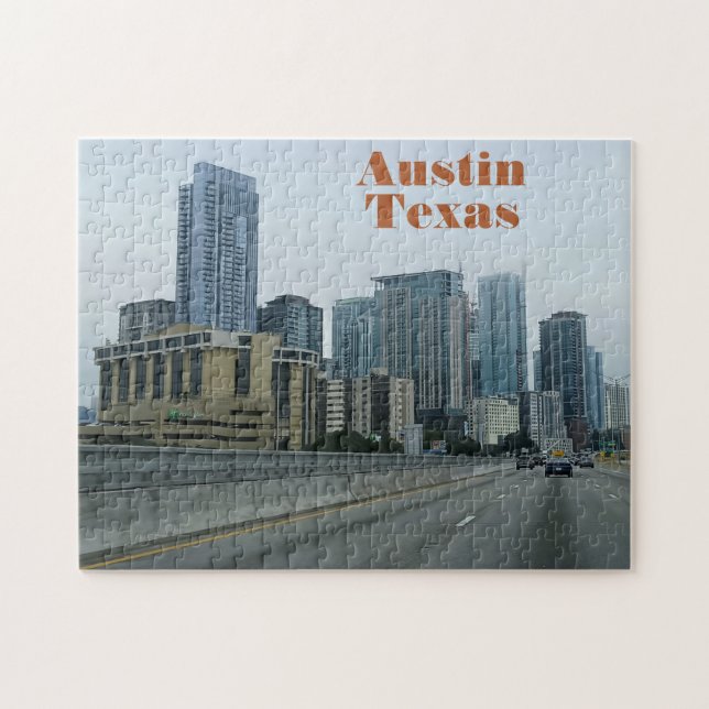 Die neue und wachsende Stadt Austin Texas (Horizontal)
