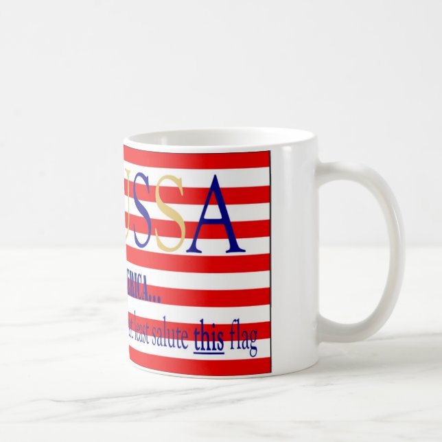 die neue USSA NOBAMA Kaffee-Tasse Kaffeetasse (Rechts)