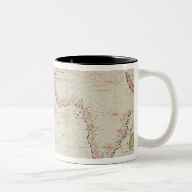 Die neue Welt Zweifarbige Tasse (Rechts)