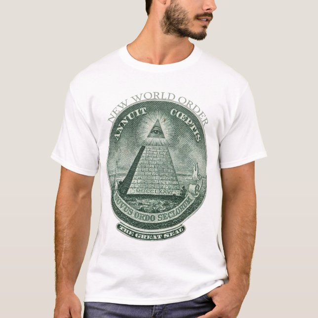 Die neue Weltordnung Annuit Coeptis T-Shirt (Vorderseite)