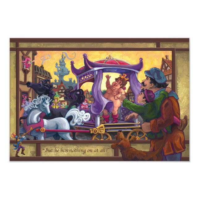 Die neuen Kleider des Kaisers Fotodruck (Vorne)