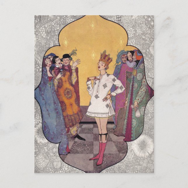 Die neuen Kleider des Kaisers Postkarte (Vorderseite)