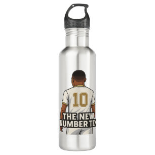 Die neuen zehn   Cartoon Football Art Tribute Edelstahlflasche