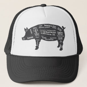 Die NEUES Schwein-ursprüngliche Karte Truckerkappe