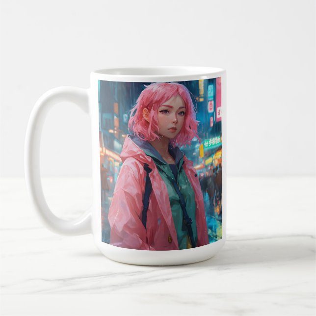 Die neueste Ankunft in Mode!" Kaffeetasse (Links)