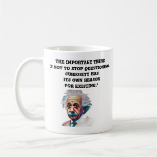 Die neugierige Tasse EinsteinQuotesMug