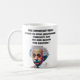 Die neugierige Tasse EinsteinQuotesMug