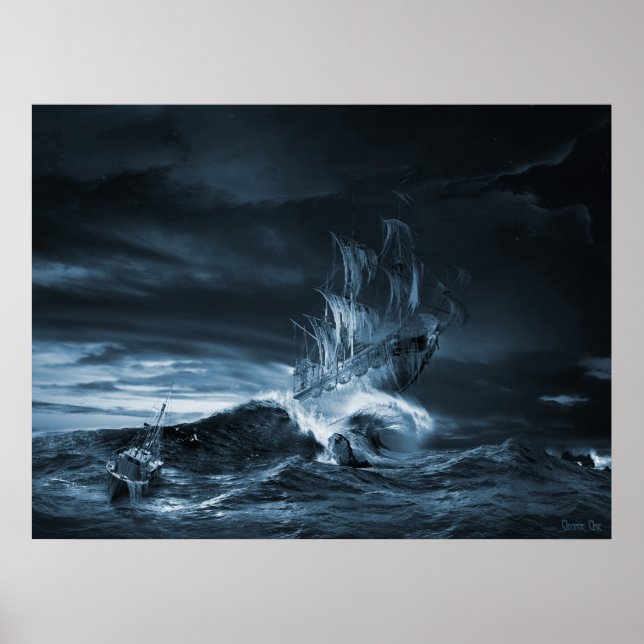 Die neunte Welle remake, digitale Kunstwerke Poster (Vorne)