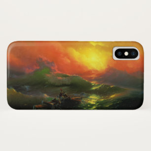 Die Neunte Welle (Stürmische See mit rotem Sonnenu Case-Mate iPhone Hülle