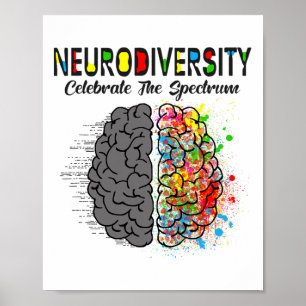 Die Neurovielfalt feiert die Autismus-Spektrumgehi Poster