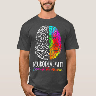 Die Neurovielfalt feiert die Autismus-Spektrumgehi T-Shirt