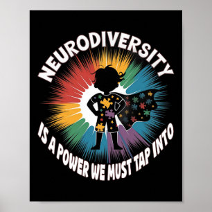 Die Neurovielfalt ist ein Power, den wir Autismus Poster