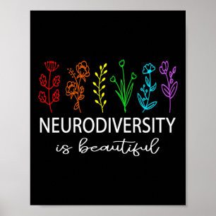 Die Neurovielfalt ist ein schönes Bewusstsein für  Poster
