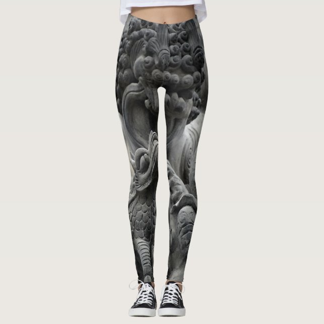 Die Neutrale der phantastischen asiatischen Skulpt Leggings (Vorderseite)