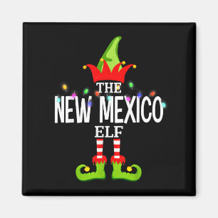Die New Mexico Elf Weihnachts-Pyjamas Magnet