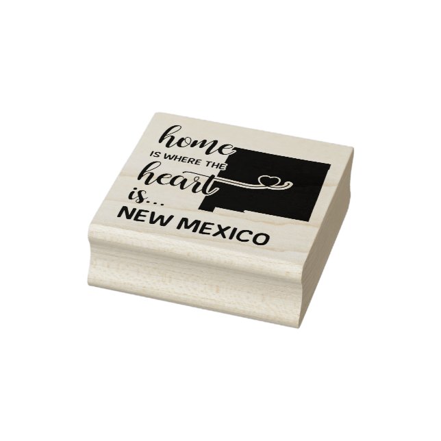 Die New Mexico Zuhause ist das Herz Gummistempel (Stempel)
