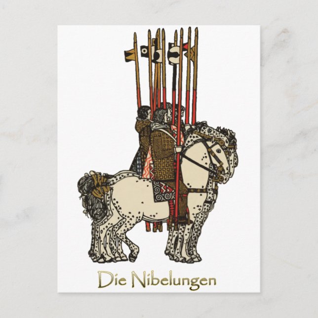 Die Nibelungen Postkarte (Vorderseite)