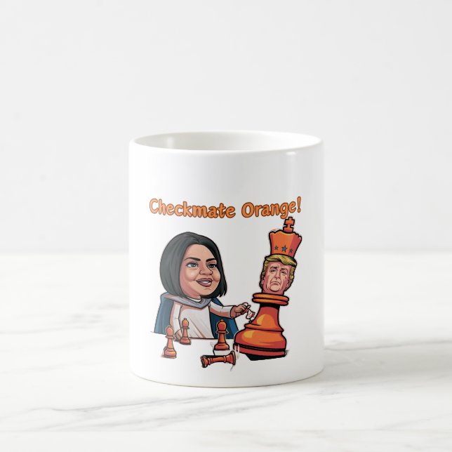 Die Niederlage des orangen Königs Kaffeetasse (Mittel)