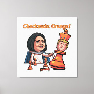 Die Niederlage des orangen Königs Leinwanddruck