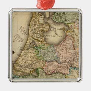 Die Niederlande 5 Silbernes Ornament