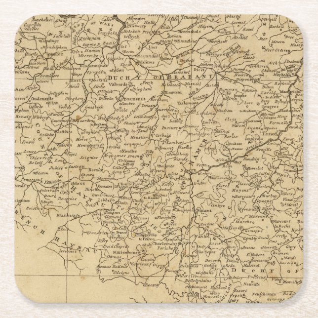 Die Niederlande 6 Rechteckiger Pappuntersetzer (Vorderseite)