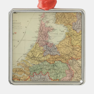 Die Niederlande, Belgien 2 Silbernes Ornament