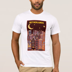 Die Niederlande nachts T-Shirt